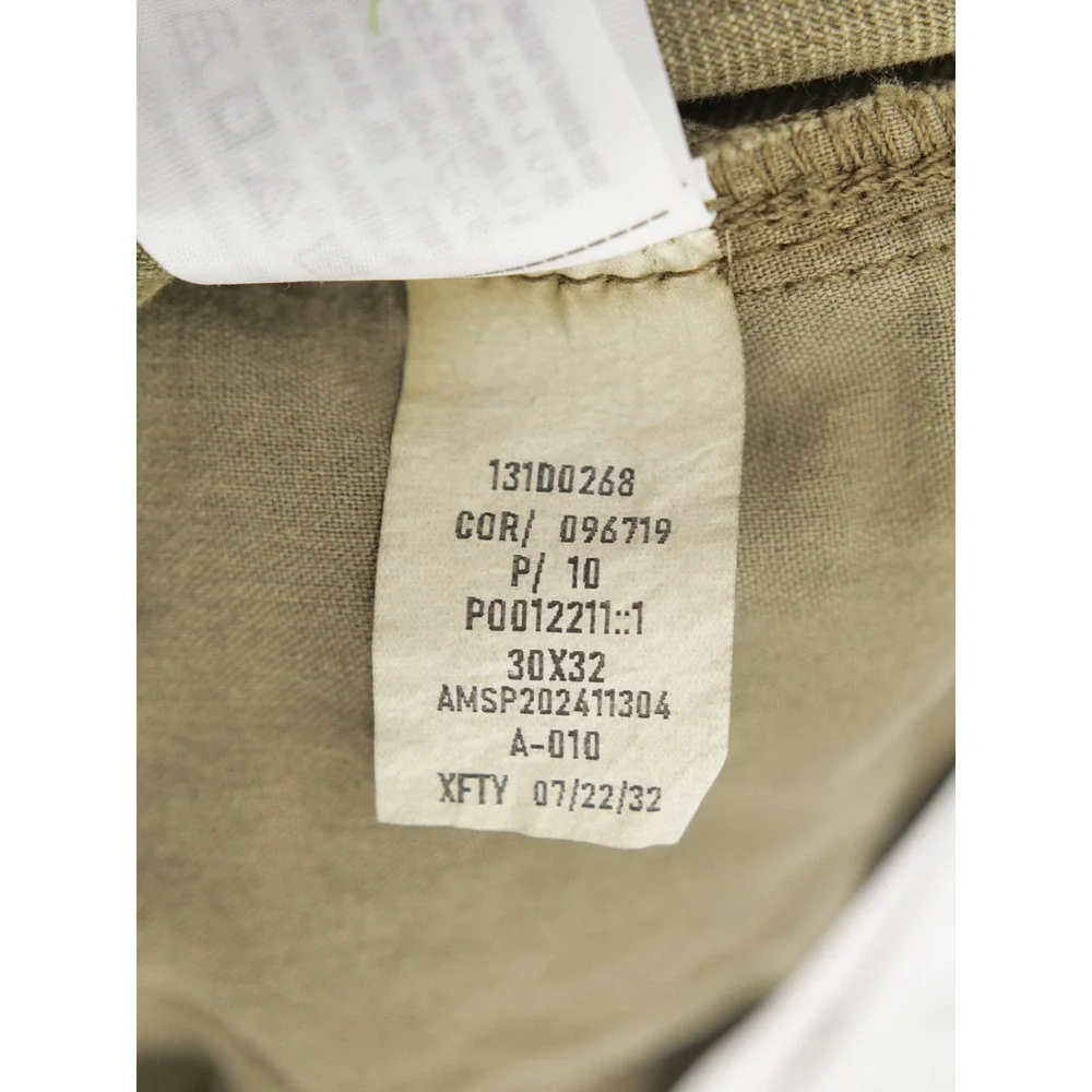 NWT Abercrombie & Fitch Men's Baggy Jeans Pants 30x32 Khaki Olive Green